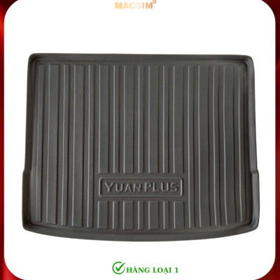Thảm lót cốp xe ô tô BYD ATTO 3 2024+ Nhãn hiệu Macsim chất liệu nhựa TPE cao cấp màu đen