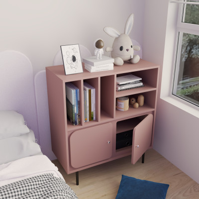 [Happy Home Furniture] SWEETY, Tủ lưu trữ nhiều ngăn - chân sắt, 86cm x 40cm x 95cm ( DxRxC), TCM_060