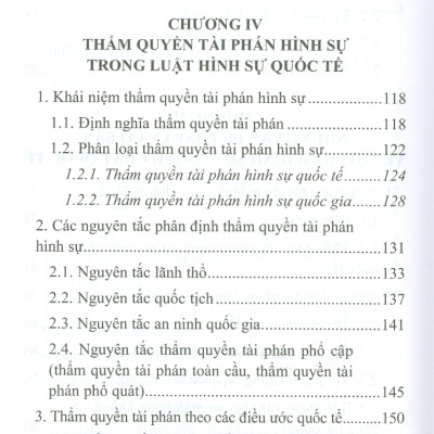 Luật Hình Sự Quốc Tế (Sách chuyên khảo)