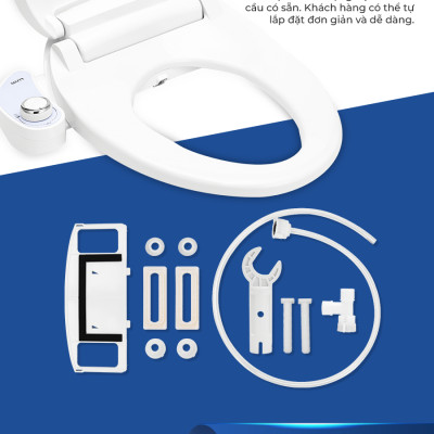 Nắp bồn cầu thông minh LUVA BIDET - LB203