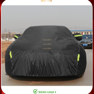 Bạt phủ ô tô bán tải Peugeot Landtrek nhãn hiệu Macsim sử dụng trong nhà và ngoài trời chất liệu Polyester - màu đen