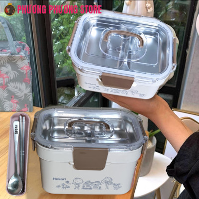 cặp lồng 2.0L xịn / ca men 2 tầng 4 khay cao cấp ( tặng túi giữ nhiệt và hộp đũa muõng inox cao cấp ) xem kỹ mô tả