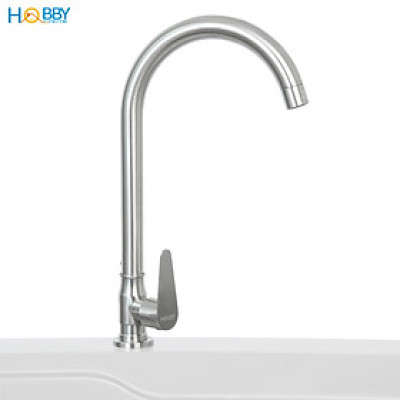 Vòi rửa chén bát lạnh inox 304 Hobby home decor RL1
