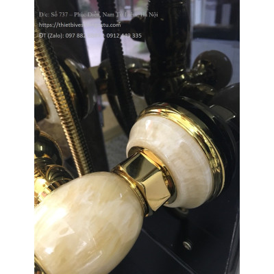 Sen cây mạ vàng đính đá ngọc GS8762