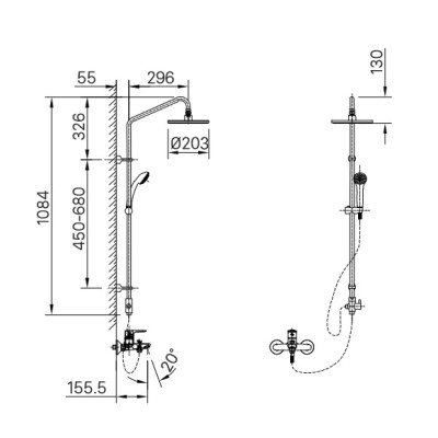 Sen tắm nóng lạnh BFV-1115S - SERIES 1110