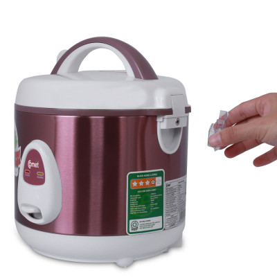Nồi cơm điện nắp gài Comet CM8025 dung tích 1L – Công suất 400W, lòng nồi chống dính, giữ nóng lâu – Hàng chính hãng, bảo hành 12 tháng
