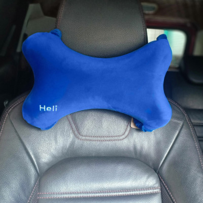 Gối foam khúc xương Heli đa chức năng-30x18x10cm - ( Gối tựa đầu xe hơi, đi xe máy cho bé)