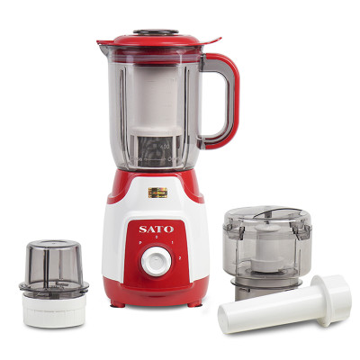 Máy xay sinh tố đa năng SATO MX4306A - Máy xay gồm 03 cối: Cối xay sinh tố, cối xay thịt & cối nhỏ. Thân máy sử dụng nhựa ABS, độ bền cao, chịu lực tốt - Miễn phí vận chuyển toàn quốc - Hàng chính hãng