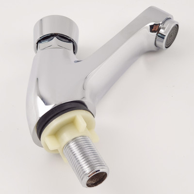 Vòi Lavabo lạnh nhấn hơi Eurolife EL-119 (Trắng bạc)