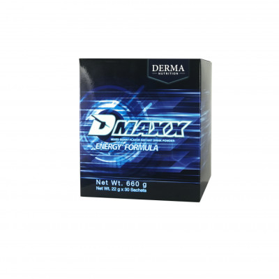 DMAXX thức uống bổ sung năng lượng có đường Damode 1 gói dùng thử màu xanh