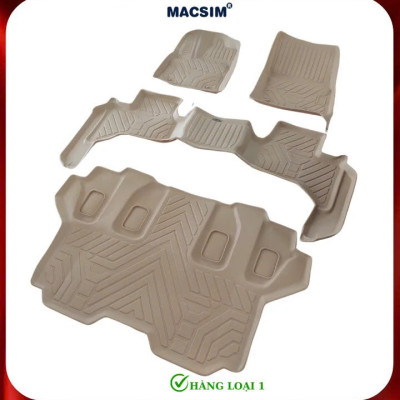 Thảm lót sàn ô tô xe Toyota Land cruiser LC300 2022+ (sd) nhãn hiệu Macsim - chất liệu tpe cao cấp màu be