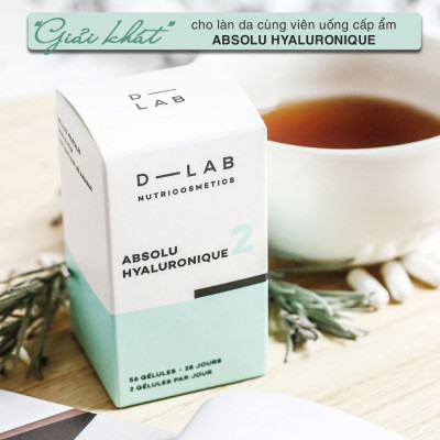 Viên uống D-LAB • Dưỡng ẩm Cấp nước cho da ️ • Ngăn lão hóa ️• Mờ nếp nhăn • Absolu Hyaluronique • Pure Hyaluronic • Pháp