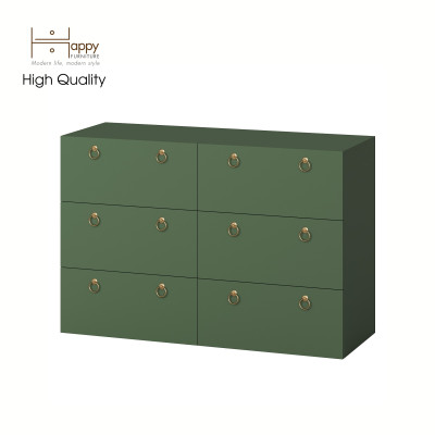 [Happy Home Furniture] WESLEY, Tủ đựng đồ 6 ngăn kéo ,  120cm x 45cm x 80cm ( DxRxC), THK_044
