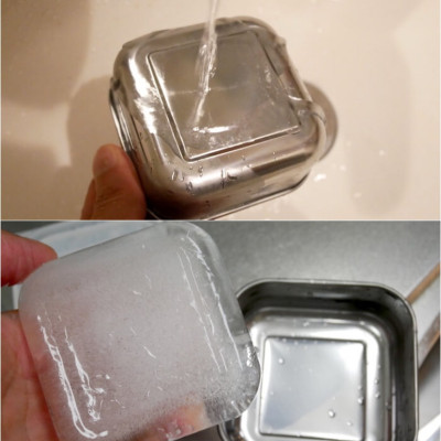 Hộp inox đựng thực phẩm có nắp đậy an toàn Echo - hàng nội địa Nhật Bản (#Made in Japan)