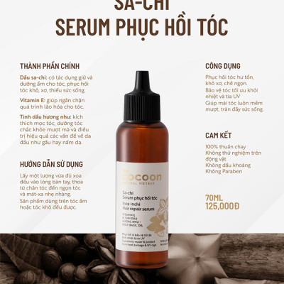 Serum Sa-chi phục hồi tóc Cocoon 70ml