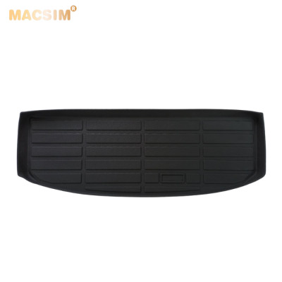 Thảm lót cốp xe ô tô Ford Everest 2022-2024+ nhãn hiệu Macsim chất liệu TPE cao cấp màu đen
