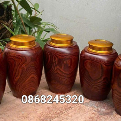 Hộp đựng trà ( chè ) bằng gỗ trắc kt cao 20×11cm 