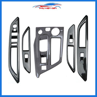 Ốp nội thất xe ô tô Peugeot 3008-5008 vân cacbon