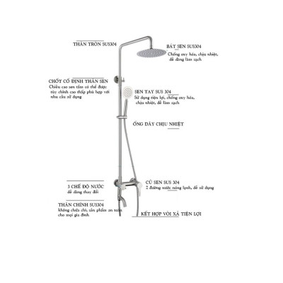 SEN CÂY NÓNG LẠNH, CAO CẤP NHẬP KHẨU CHÍNH HÃNG GROVES INOX SUS 304 mờ kiểu thân tròn GS 6551 (lịch sự, bền bỉ với thời gian)