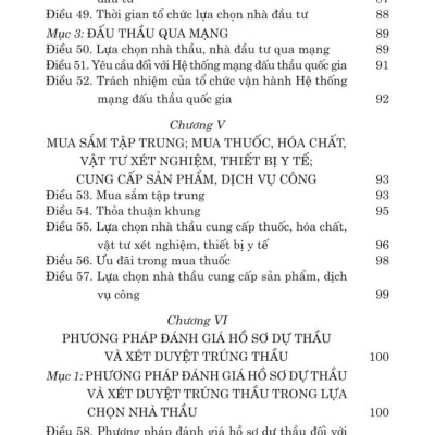 Luật đấu thầu (bản in 2024)
