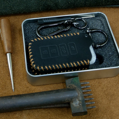 Bao Da Chìa Khóa Ô Tô Lexus GS NX RX IS ES GX LX RC 200 250 350 LS 450H 300H 4 nút bấm Da Bò Thật - hãng chính hãng