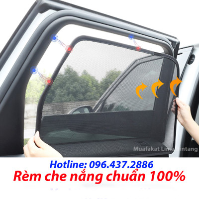 Rèm Che Nắng Honda HRV 2018-2023, Rèm Chắn Nắng Nam Châm Cho Xe ô tô, Bộ 4 Tấm, có nam châm