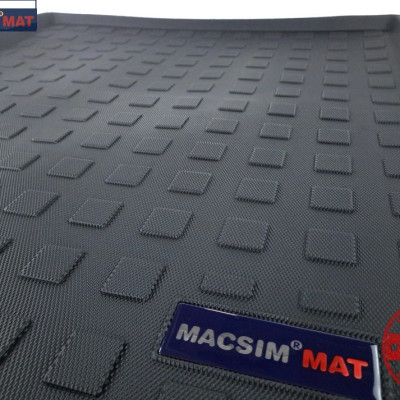 Thảm lót cốp xe ô tô Audi A6 2014-đến nay nhãn hiệu Macsim chất liệu TPV cao cấp màu đen (OT191023)