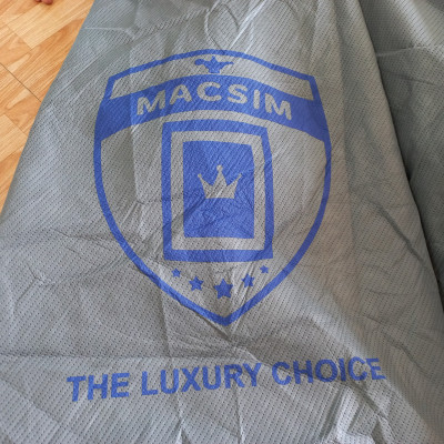 Bạt phủ ô tô chất liệu vải không dệt 4 lớp thương hiệu MACSIM cho xe Nissan Terra- màu ghi bạt phủ trong nhà, ngoài trời