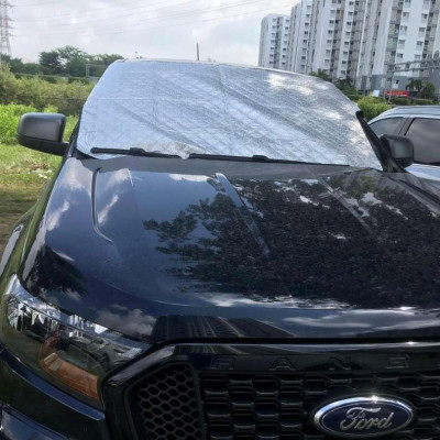 Bạt Che Nắng Kính Lái Ô Tô Chống Nóng 3 Lớp cao cấp (xe 5 chỗ và xe 7 chỗ) kèm túi xách sang trọng