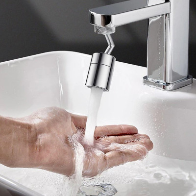 Đầu gắn vòi rửa chén KG47 tăng áp vòi xoay 720 độ lắp vòi nước bồn rửa mặt lavabo 2 chế độ xả, tiết kiệm nước- Hàng chính hãng