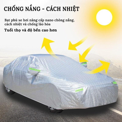 Bạt Phủ Ô Tô #Mazda CX5 CAO CẤP 3 LỚP -Tráng Bạc Cách Nhiệt, Chống Nước, Chống Trộm Gương(hàng cao cấp)