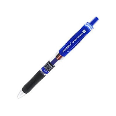 Bút Gel Bấm 0.5 mm - Stacom- GP1035_C - Mực Xanh