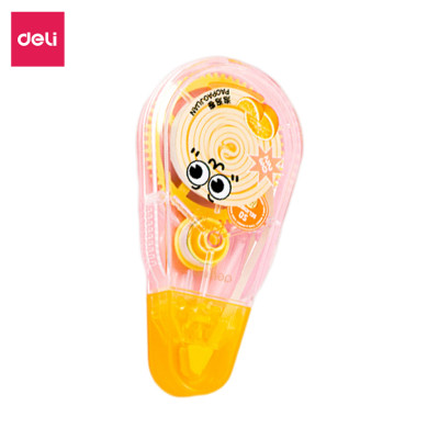 Bút Xóa Băng Học Sinh 20m Kẹo Dẻo Đáng Yêu Deli - Xóa Sạch Phủ Kín Khô Nhanh Viết Đè Lên Ngay - Băng Kéo Cho Học Sinh Văn Phòng