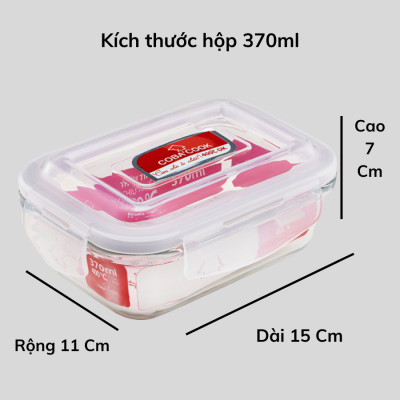 Hộp thủy tinh chịu nhiệt COBA