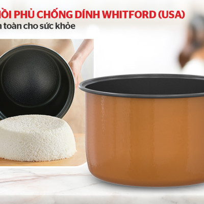 Nồi Cơm Điện 1.8L Sunhouse SHD8605 - Hàng Chính Hãng