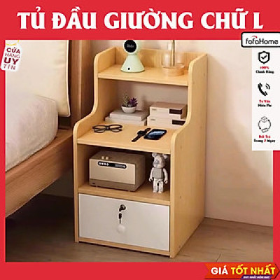 Tủ Đầu Giường ( Có Ngăn Khoá ) Kệ Đầu Giường Tab Đầu Giường Gỗ MDF Cao Cấp Loại 1 Ngăn Kéo Và Loại 2 Ngăn Kéo Thiết Kế Sang Trọng Tiện Ích