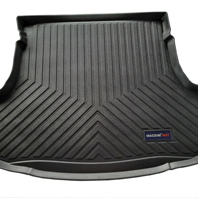 Thảm lót cốp xe ô tô TOYOTA YARIS 2013- 2017 nhãn hiệu Macsim chất liệu TPV cao cấp màu đen(285)
