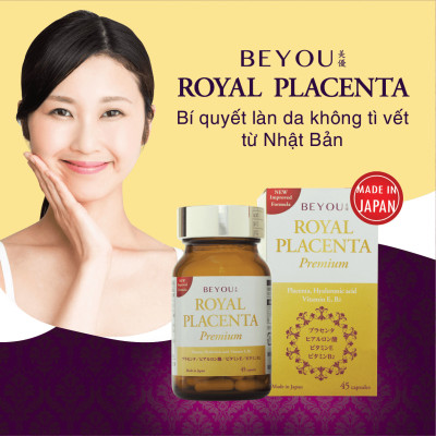 Thực phẩm chức năng trắng da, giảm sạm, nám, tàn nhang Beyou Royal Placenta