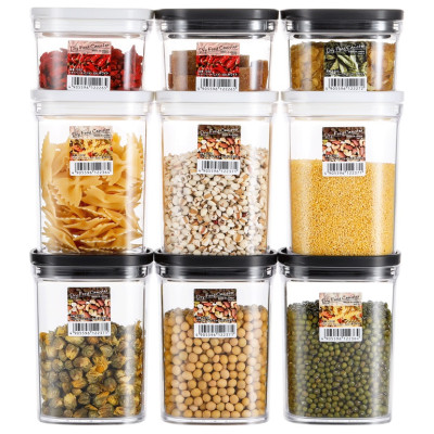 Combo 02 Hộp nhựa chứa đựng, bảo quản thực phẩm khô cao cấp Inomata Canister - Made in Japan