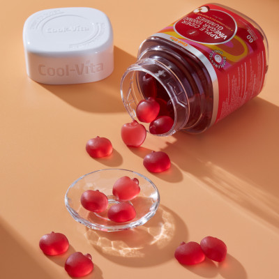 Combo 3 Hộp Kẹo Dẻo Giấm Táo Vitamin B12 Hỗ Trợ Tiêu Hóa, Tăng Cường Miễn Dịch Coolvita (60 viên x 3g)/hộp