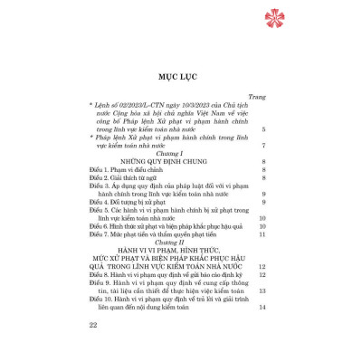 Pháp lệnh xử phạt vi phạm hành chính trong lĩnh vực kiểm toán nhà nước