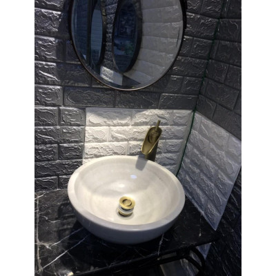 Vòi rửa mặt, vòi rửa lavabo nóng lạnh tân cổ điển đồng thân cao cao cấp nhập khẩu chính hãng GROVES chảy máng 8602