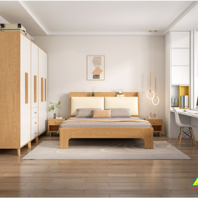 Tủ quần áo gỗ MDF 4TAG04 - Nội thất lắp ráp Viễn Đông ADV