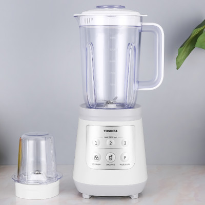 Máy xay sinh tố đa năng Toshiba BL-70PR1NV - Dung tích 1.5L - 2 cối - Chức năng xay đá- Công suất 700W - Hàng chính hãng, bảo hành 12 tháng, chất lượng Nhật Bản