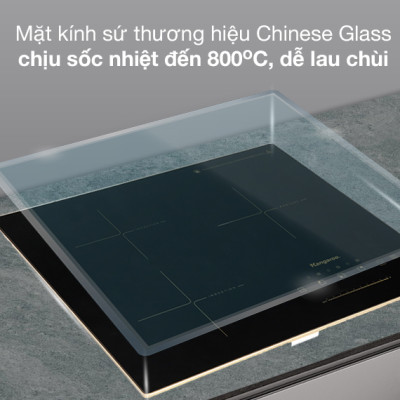 Bếp từ hồng ngoại ba vùng nấu Kangaroo KG446i - Hàng chính hãng