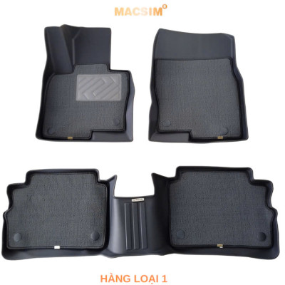 Thảm lót sàn( 2 lớp mẫu mới cước rối) sd3 Mazda CX5 Nhãn hiệu Macsim - Giảm giá nhưng chất lượng không giảm