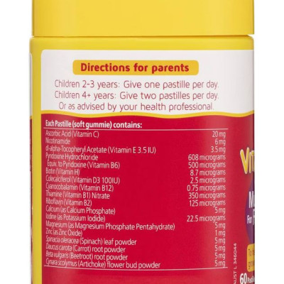 Vitamin tổng hợp cho trẻ biếng ăn Multi Vitamin for Fussy Eaters Nature