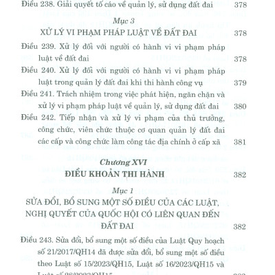 Luật Đất Đai (Sửa đổi, bổ sung năm 2024)