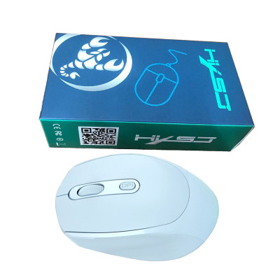 Chuột không dây HXSJ M107 wireless 2.4Ghz  sạc pin, chồng ồn, DIP1600 chuyên dùng cho máy tính, laptop, tivi - Hàng chính hãng