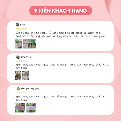 Combo 3 Hộp Nước Uống Collagen Peptide 3000mg Coolvita Hỗ Trợ Trẻ Hóa Sáng Da, Hỗ Trợ Dưỡng Tóc và Móng Kết Hợp Vitamin B3 (45ml× 7 túi)/hộp